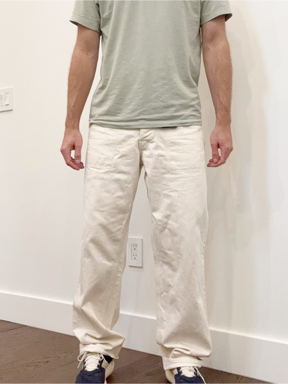 Buck Mason Men’s Relaxed Straight Fit Bulkhead Dungaree Pant 30x32 New